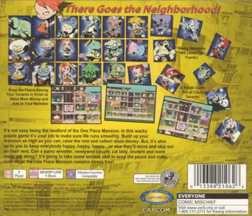 One Piece Mansion (US) box cover back